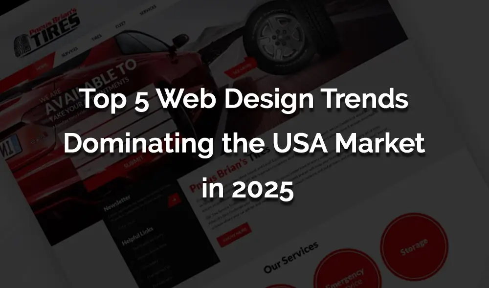 Web design trends USA 2025